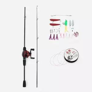 고품질 굿캐스팅 초보 루어 낚시 풀세트 베이트릴 오색낚싯줄 (WFKDW1Q)