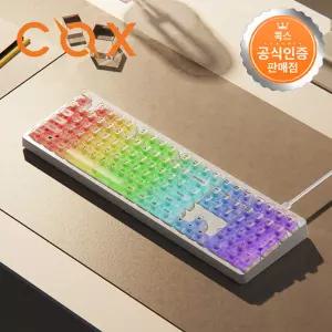콕스 XM108 AURA SEEKEY 멤브레인 키보드 화이트