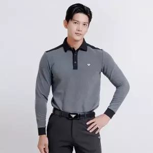 남자 골프웨어 카라 긴팔 티셔츠 DJ2-KAAG-SDBFWTGR6204M-그레이20526034588763