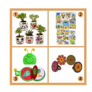 5살유아 어린이 팽이 스티커꾸미기 방학집콕만들기 사고력 놀이교실