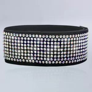 스팽글 비즈 댄스스포츠 다이아몬드 장식 라인 벨트 슈트