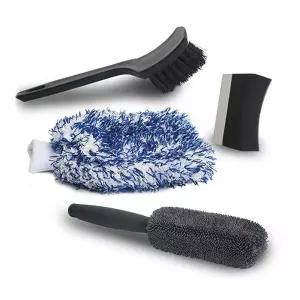 파보니 C99 퍼펙트 세차도구 4종세트 휠 타이어브러쉬 먼지제거 솔러쉬 세정 러쉬 청소용 키트 세차 러시