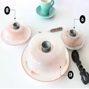 추천제품 인기템 심플뚜껑만3종세트 커버 덮개 보관 뚜껑 음식 전자레인지