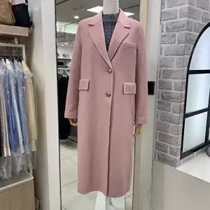 [셀러허브 1]미센스 DP01 투버튼 사이드 포켓 롱코트 모직코트, 핸드메이드코트 MB4YHMP104Z