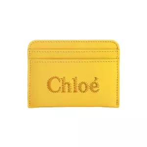 [끌로에] 끌로에 25FW 로고 자수 카드지갑 허니골드 CHC23SP868I10 746