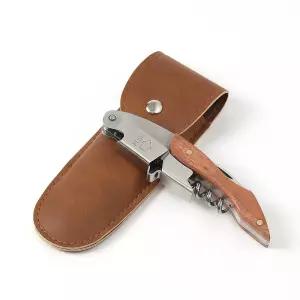 PrimeBulk 트렌디 로즈우드 와인오프너(케이스 포함)따게 따개 오픈 코르크 병따개 이지