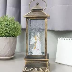 비둘기천사 LED 랜턴 워터볼 오르골인테리어소품 장식 볼오르골 우드 예쁜 감성