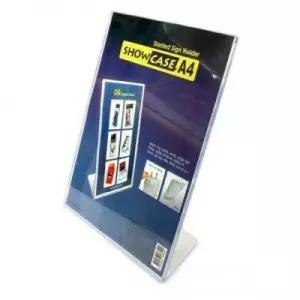 쇼케이스A4 단면 210x297 (7739)명찰꽂이 아크릴 진열대 카페메뉴 투명