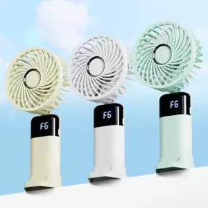 저소음 핸디형 LED 접이식 손선풍기여름 여행용 간편 다용도 산책 휴대용