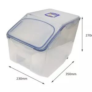 쿨샵 락앤락 계량컵 포함 10kg 쌀통 다용도 밀폐용진공 냉장고 20KG 6KG 자동 자취 원룸 원터치 버튼 보관