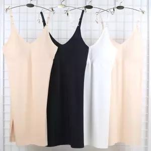 릴렉스 누디 스트링 학생 슬립인견나시 끈나시 이너 용슬립 여성 끈슬립 민소매 롱나시 슬립