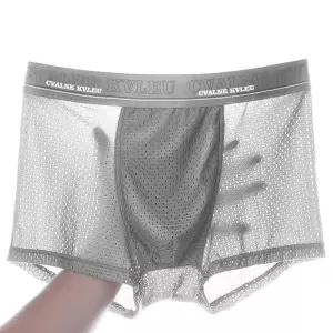 F005971_(3세트) 아이스실크 메쉬 남성드로즈 팬티사각 트렁크 여름 언더웨어 쿨팬티 남자 남자속옷
