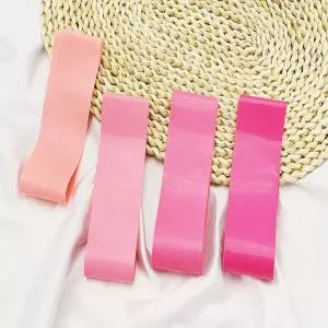 핑크 루프밴드 세트맨몸운동 여자홈 레이닝도구 필라테스 종아리마사지 스레칭보드 다리관리 고무 스레칭