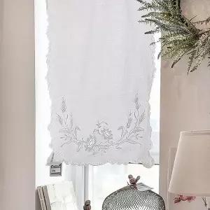 갤러리아 마메종 그레나딘 자수 창바란스 커튼-그레이 (CBMV17-GY)