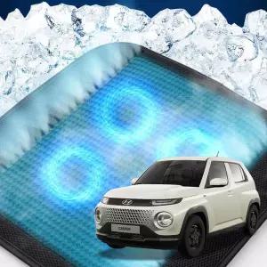 캐스퍼 호환 차량용 쿨링시트 메쉬 4팬용방석 사무실 여름방석 자동차 의자 아이스 휴대용 용통풍 용자동차