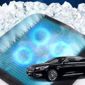 K9 호환 차량용 쿨링시트 메쉬 4팬용방석 사무실 여름방석 자동차 의자 아이스 휴대용 용통풍 용자동차 용