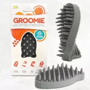양면 실리콘 브러쉬 A형 챠콜그레이 강아지빗 털제거용품 미용 관리 죽은 반려동물 애견 러시 강아지