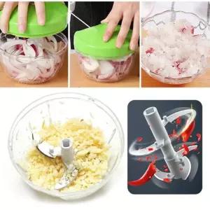 멀티 회전 만능 다지기 대 1개야채 양념 요리 마늘 커터 다지는계