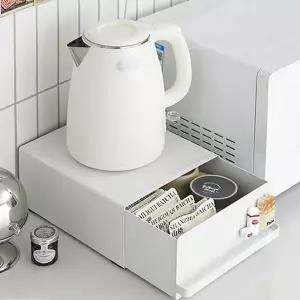 슬라이딩 철제 선반 싱크대 커피캡슐보관 W03다용도 주방 보관함 티백 슬리이선발