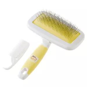 도기맨 NHS-59 슬리커 브러쉬 M러시 강아지러시 펫러쉬 용빗 강아지 애견 애견용 털정리