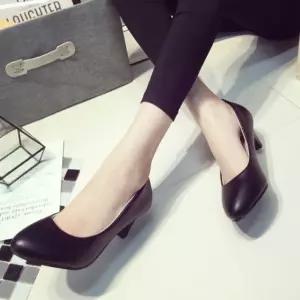 여자 구두 미들힐 신발 여성 펌프스 5.5cm 정장 베이직 미들 슬링백 여성화 여름