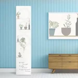 에어컨커버 스탠드형 lg듀얼전용 풀잎정원-보호 덮개 형덮개 먼지차단 관리 디자인 예쁜