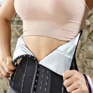 복대 코르셋 허리땀복 배땀복 따뜻 군살 압박 운동보정팬티 여름속옷 올인원 여자 뱃살커버 속바지 여성 똥