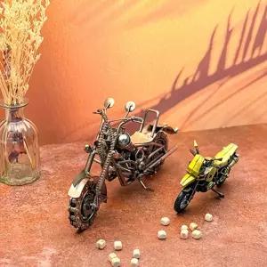 TD 파인 빈티지 스틸 바이크 모형 대만들기 과학교구 만들기 수업 학습 소품 장식품 오토바이 철제 만들기