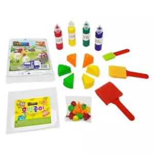 페인트펜 도시락 케이크 데코세트미술 영아 어린이 아트 키즈 물감 핑거 손가락