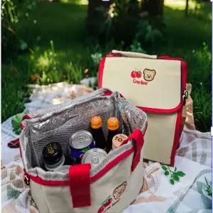 피크닉 보냉가방 야외 도시락 소풍 쿨러백 쿨러 보냉소형 보냉 아이스 보온보냉