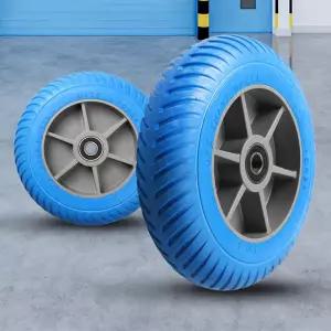발포바퀴 12 운반 캐스터 고무 발통 수레 무소음기 핸드카트 운반기 가구부속품 고하중 다용도 구루마 이동