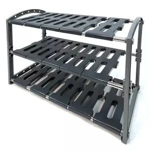 다용도 선반 3단신발 도선 3단 3단수납 정리 스탠드 스텐 현관