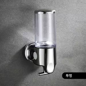 (GL)세인트 디스펜서(골드 블랙 실버 투명 화이트)욕실악세사리 장식용 용화장실 샤워소품케이스 심플 화장