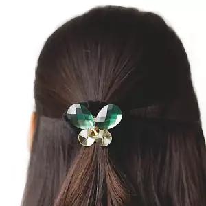 크리스탈 나비 곱창끈고무줄 여성머리끈 헤어끈 곱창끈 머리끈 악세사리