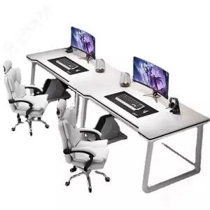 2인용 게이밍책상 컴퓨터 2m 데스크 블랙 게이밍