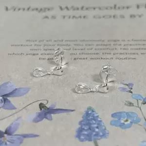 [하프클럽/시크빈]HEART CUBIC DROP SILVER 925 earring 하트 물방울큐빅 드롭 데일리 실버 귀걸이