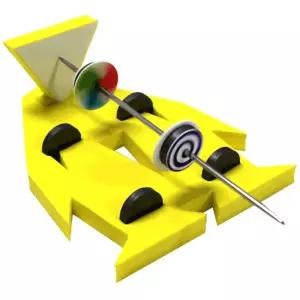 공중부양자석팽이 일반형 10인 세트공작 과학소품 관찰완구 만들기키트 실험 놀이