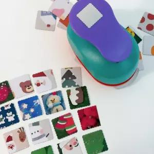 우표 모양 네모 사각 종이 펀치 펀칭기 빈티지 다꾸 용품 템 커팅 재료 스프 감성 우편 미니 노트꾸미 스크