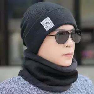 보온폴리스 다기능 슈퍼파인 겨울모자 BLACK스키장 등산 귀덮개 방한용품