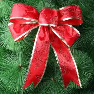 비타리토 더블스 레드 리본 트리장식 오너먼트 장식품 크리마스