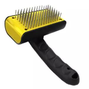 강아지 핀타입 슬리커 원터치 브러쉬 1P 죽은털 빗질고양이 반려묘 애견핀 죽은관리 죽은 관리 반려