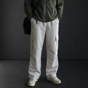 히터스 (기모 X) 볼륨 카고 밴딩 와이드 스트링 팬츠 (6color) 남자바지 나일론 워크 건빵 포켓 남자밴