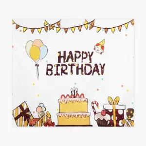 포스터 대형 생일축하 패브릭 초코파티배너 장식 벽장식 가랜드 소품 용품