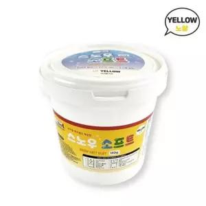 노랑 클레이 아이 소프트 부드러운 촉감놀이 어린이집 만들기 찰흙 유아 컬러미술 150G 합성수지 점토 집콕