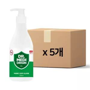 25년형 닥터메디 오리진 겔 손소독제 500mlx5개젤소 소독제 살균제 살균소 휴대용소 핸드크리너 핸드소 개