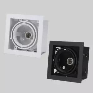 PAR30 멀티1구 KC 매입형 타공 165x165 사각 등기구등설치 천정등 침실등 호텔조명등 인테리어등 사무실 실