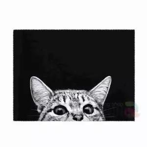 패브릭포스터 고양이 L 천그림가리개 감성 카페벽장식 매장인테리어소품 인소품 아트 가리개천 천포스터 천