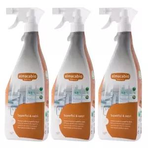 알마카비오 다목적 세정제 레몬향750ml x3 찌든때제거주방 뿌리는 가정용 욕조 타일 찌든제 욕실 청소 세척