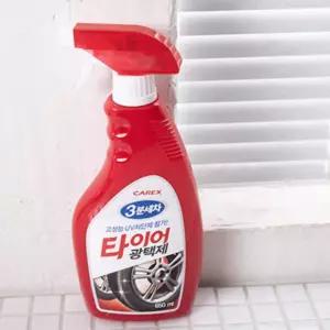 타이어 광택제 650ml 관리 용품스프레이 자동차