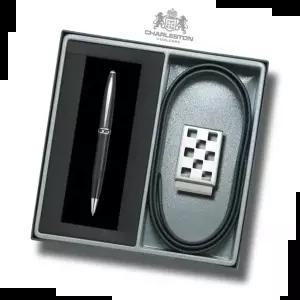 선물 찰스톤 정장용 볼펜 벨트 세트